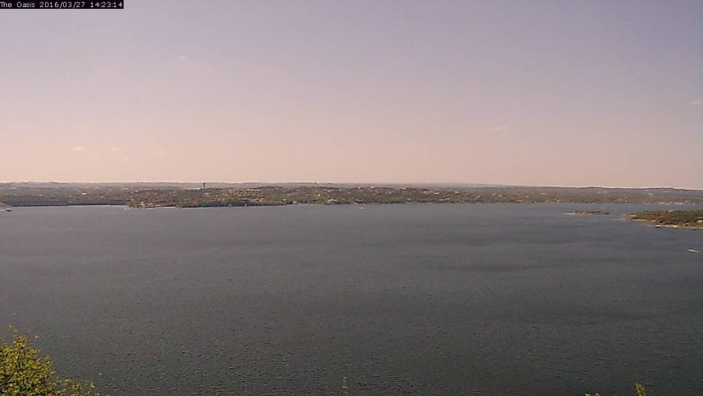 Lake Travis webcam, March 27, 2016 1:30 PM CT