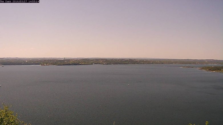 Lake Travis webcam, March 27, 2016 2:00 PM CT