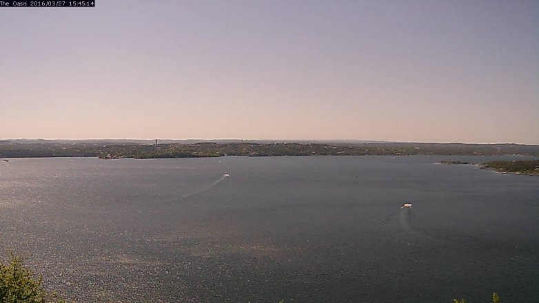 Lake Travis webcam, March 27, 2016 2:50 PM CT