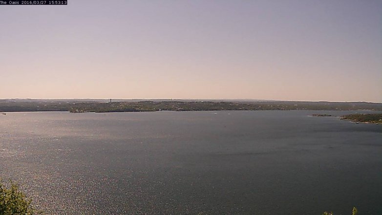 Lake Travis webcam, March 27, 2016 3:00 PM CT