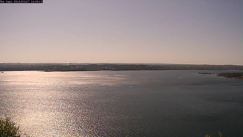 Lake Travis webcam, March 27, 2016 3:50 PM CT