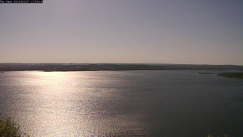 Lake Travis webcam, March 27, 2016 4:15 PM CT