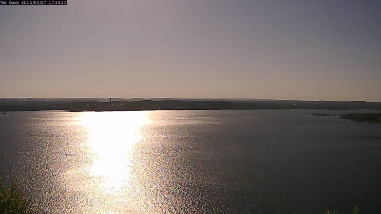 Lake Travis webcam, March 27, 2016 4:40 PM CT