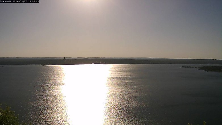 Lake Travis webcam, March 27, 2016 5:15 PM CT