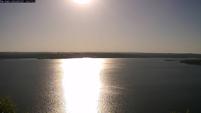 Lake Travis webcam, March 27, 2016 5:25 PM CT