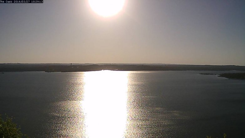 Lake Travis webcam, March 27, 2016 5:35 PM CT