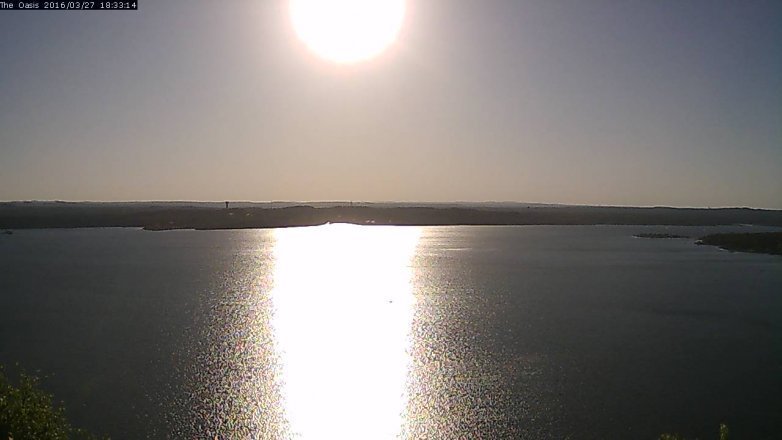 Lake Travis webcam, March 27, 2016 5:40 PM CT