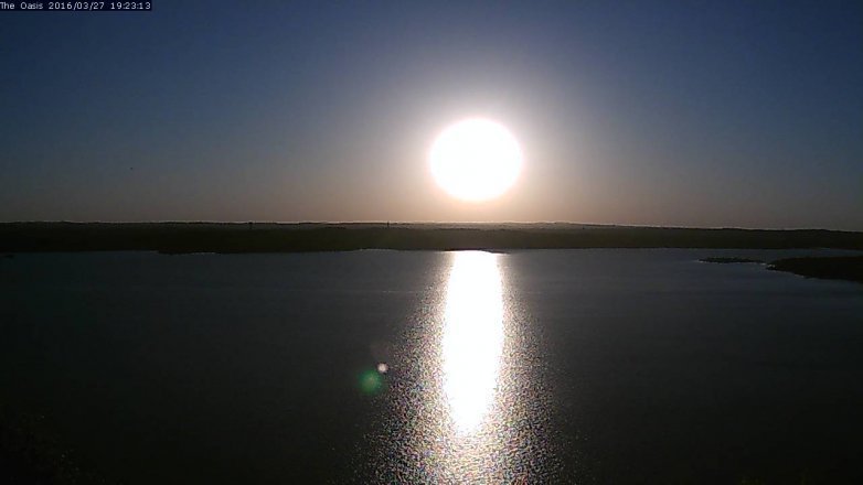 Lake Travis webcam, March 27, 2016 6:30 PM CT
