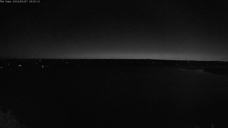 Lake Travis webcam, March 27, 2016 7:40 PM CT