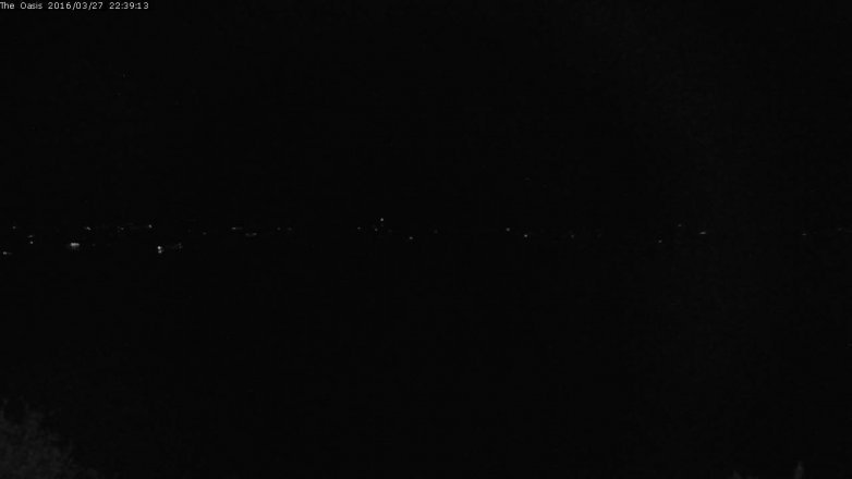 Lake Travis webcam, March 27, 2016 9:45 PM CT
