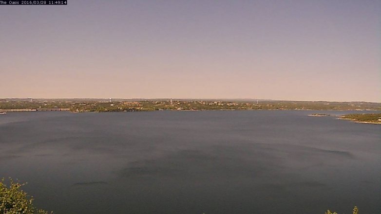 Lake Travis webcam, March 28, 2016 10:55 AM CT