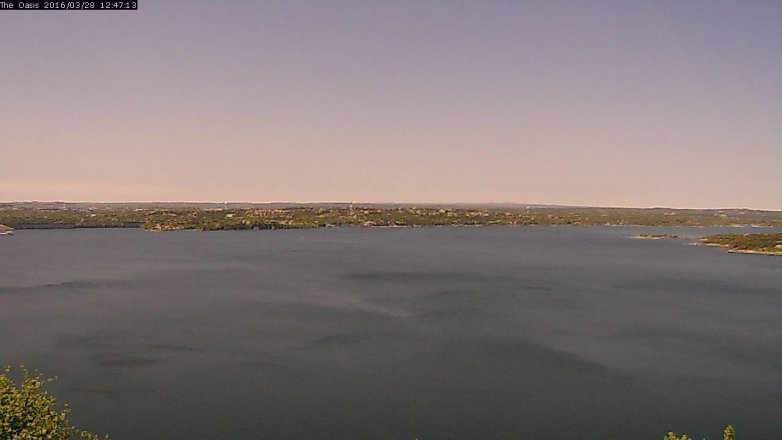 Lake Travis webcam, March 28, 2016 11:55 AM CT