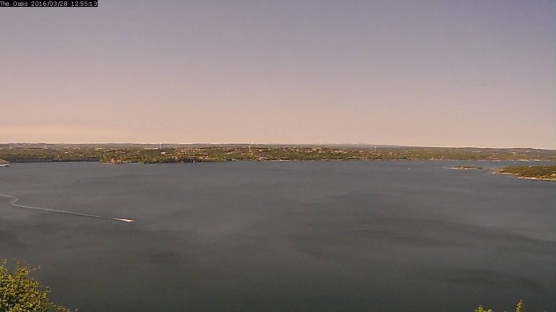 Lake Travis webcam, March 28, 2016 12:00 PM CT