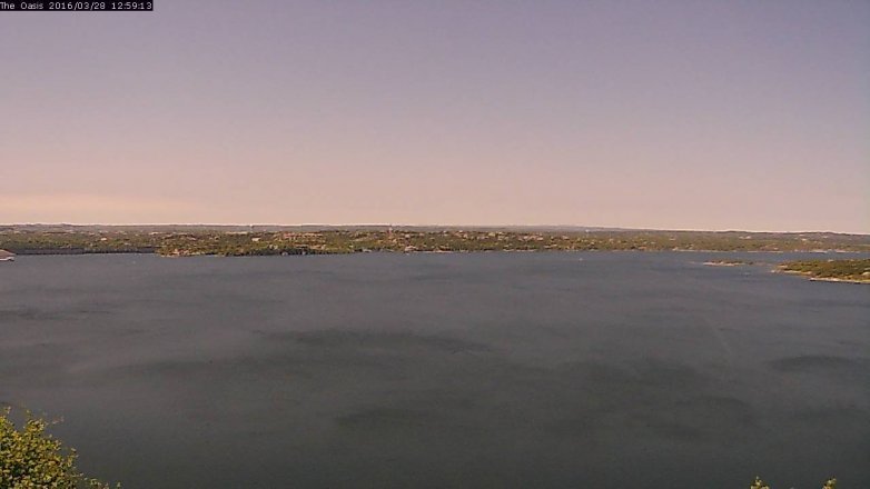 Lake Travis webcam, March 28, 2016 12:05 PM CT