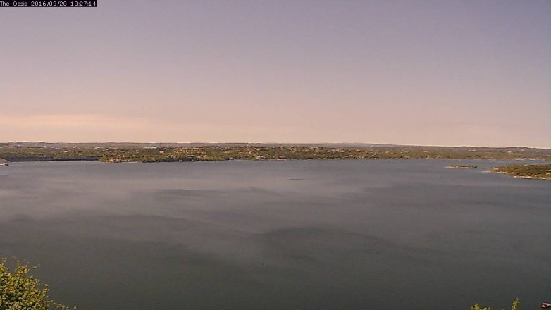 Lake Travis webcam, March 28, 2016 12:35 PM CT