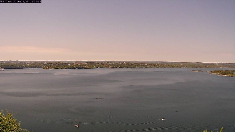 Lake Travis webcam, March 28, 2016 12:45 PM CT