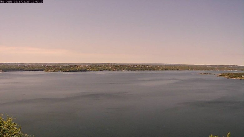 Lake Travis webcam, March 28, 2016 12:50 PM CT