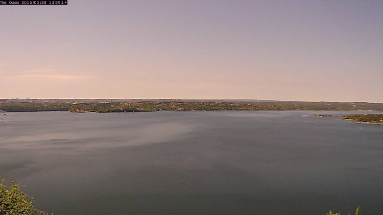 Lake Travis webcam, March 28, 2016 1:05 PM CT