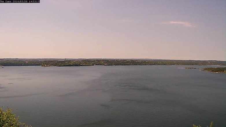 Lake Travis webcam, March 28, 2016 2:00 PM CT