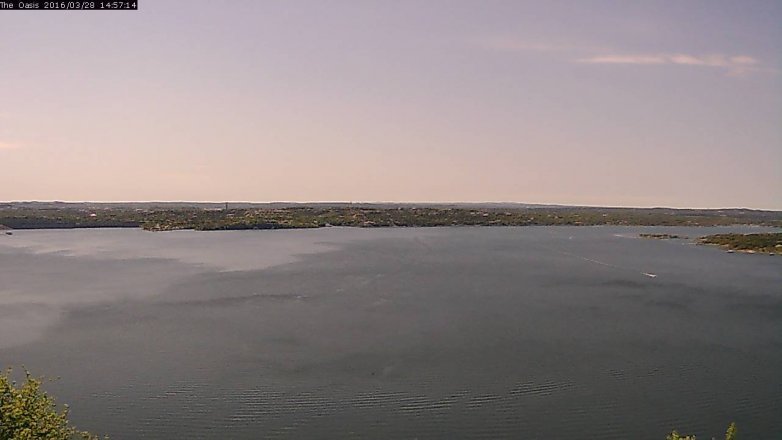 Lake Travis webcam, March 28, 2016 2:05 PM CT