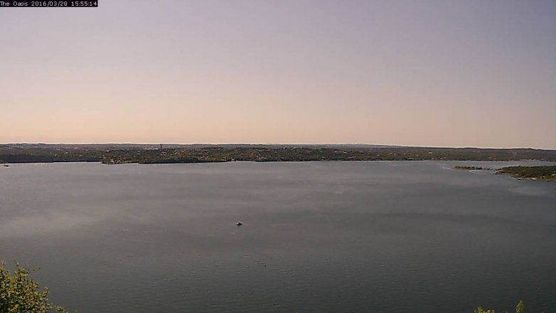 Lake Travis webcam, March 28, 2016 3:00 PM CT