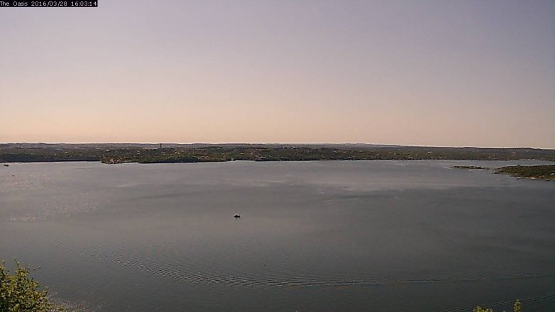 Lake Travis webcam, March 28, 2016 3:10 PM CT
