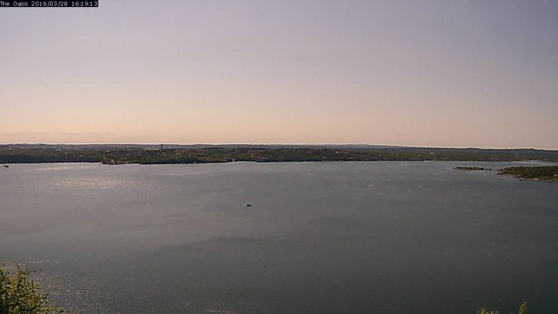 Lake Travis webcam, March 28, 2016 3:25 PM CT