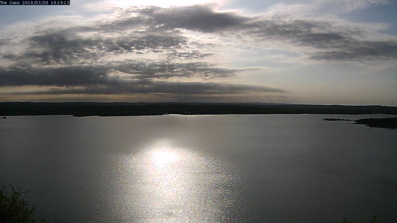 Lake Travis webcam, March 28, 2016 5:25 PM CT
