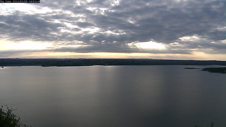 Lake Travis webcam, March 28, 2016 6:00 PM CT