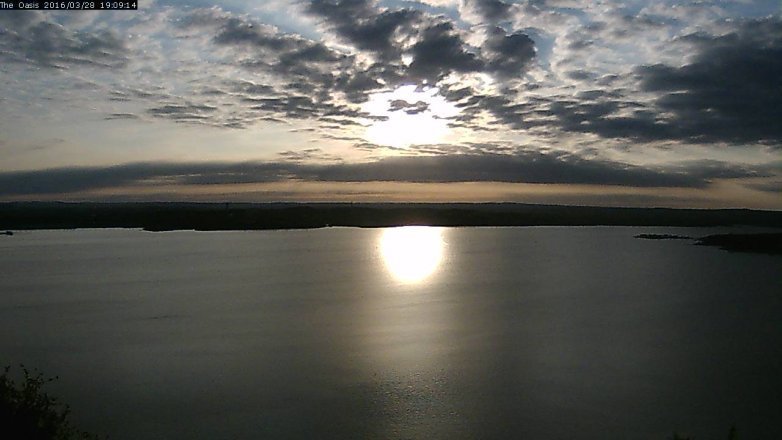 Lake Travis webcam, March 28, 2016 6:15 PM CT