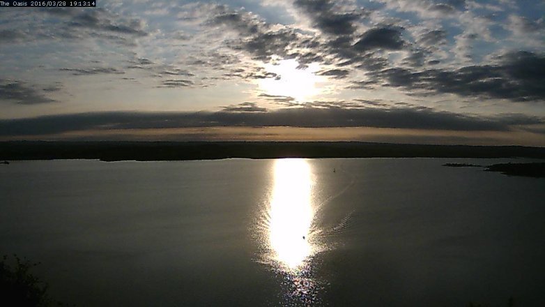 Lake Travis webcam, March 28, 2016 6:20 PM CT