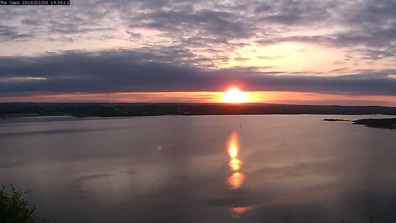 Lake Travis webcam, March 28, 2016 6:45 PM CT