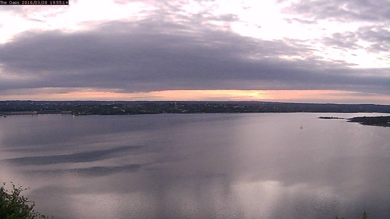 Lake Travis webcam, March 28, 2016 7:00 PM CT