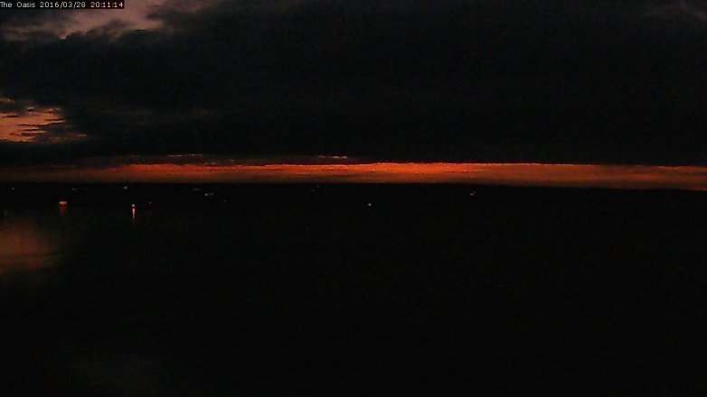 Lake Travis webcam, March 28, 2016 7:15 PM CT