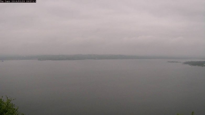 Lake Travis webcam, March 29, 2016 9:05 AM CT
