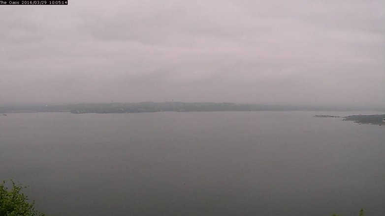 Lake Travis webcam, March 29, 2016 9:10 AM CT