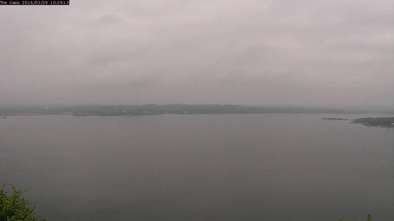 Lake Travis webcam, March 29, 2016 9:35 AM CT