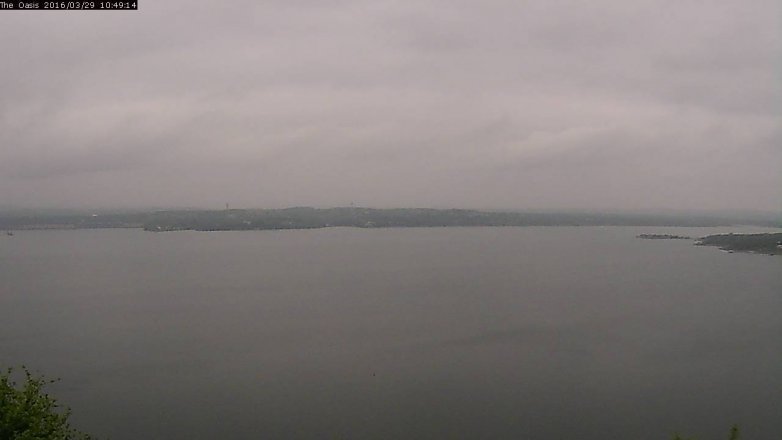 Lake Travis webcam, March 29, 2016 9:55 AM CT
