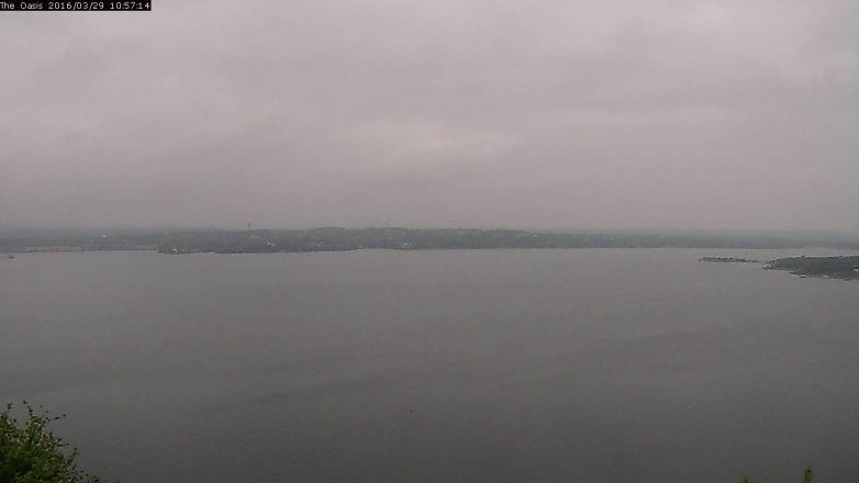 Lake Travis webcam, March 29, 2016 10:05 AM CT