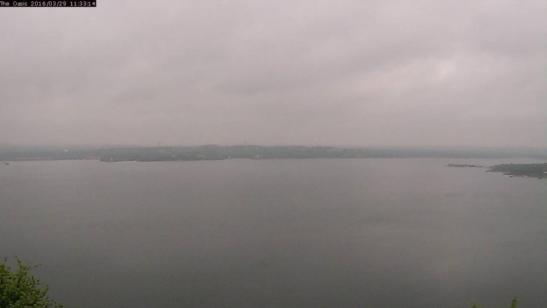 Lake Travis webcam, March 29, 2016 10:40 AM CT