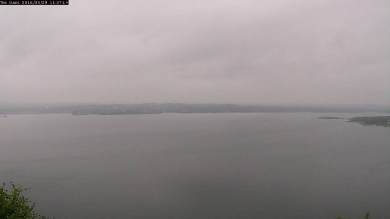 Lake Travis webcam, March 29, 2016 10:45 AM CT