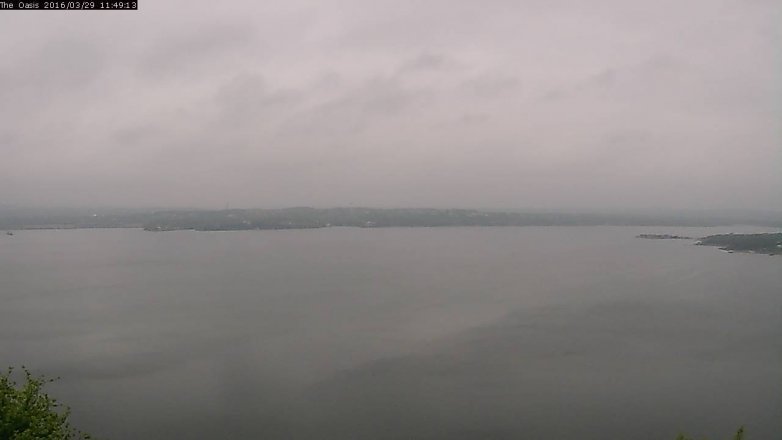 Lake Travis webcam, March 29, 2016 10:55 AM CT