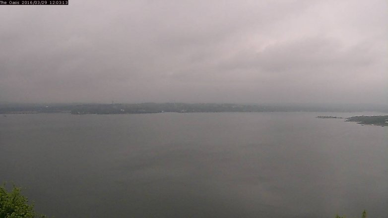Lake Travis webcam, March 29, 2016 11:10 AM CT