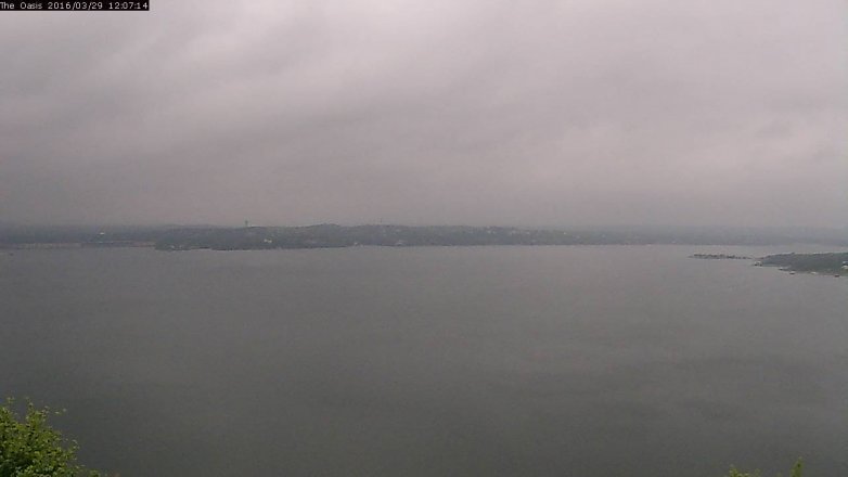Lake Travis webcam, March 29, 2016 11:15 AM CT