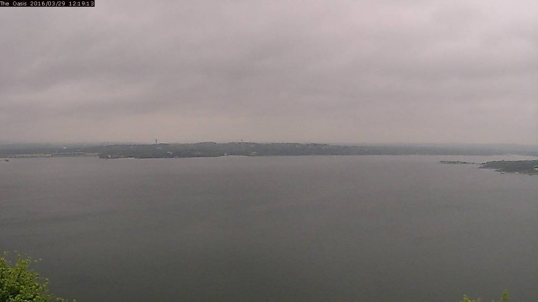 Lake Travis webcam, March 29, 2016 11:25 AM CT