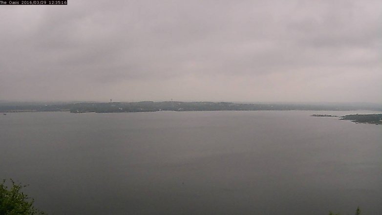 Lake Travis webcam, March 29, 2016 11:40 AM CT