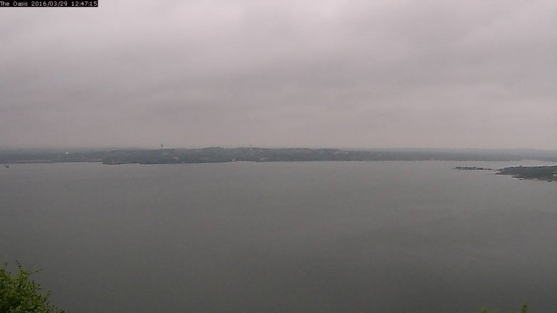 Lake Travis webcam, March 29, 2016 11:55 AM CT