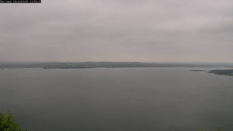 Lake Travis webcam, March 29, 2016 12:05 PM CT