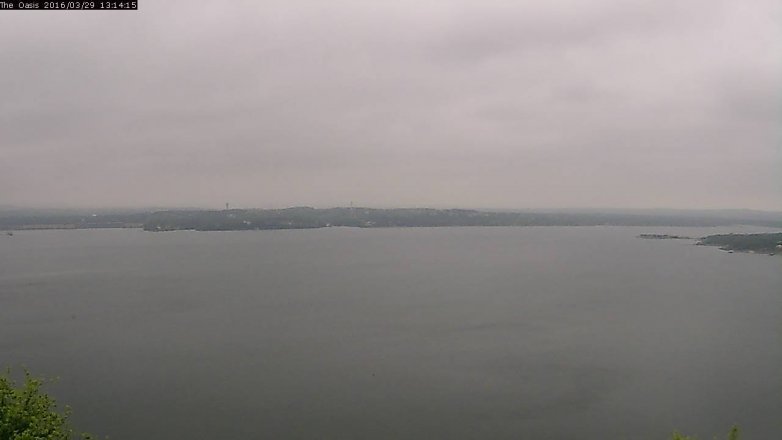 Lake Travis webcam, March 29, 2016 12:20 PM CT