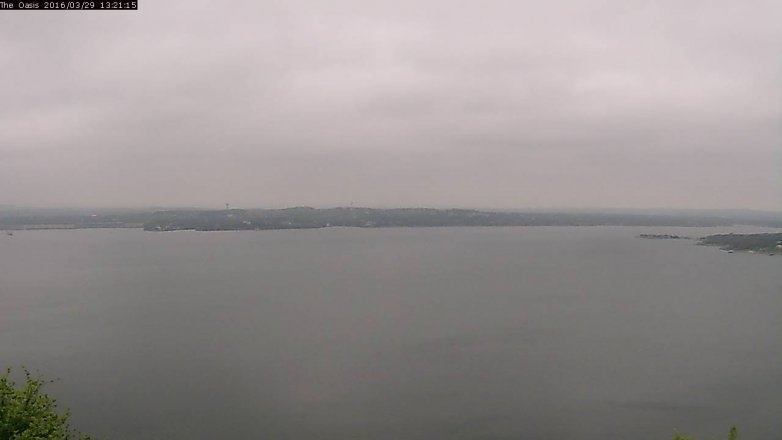 Lake Travis webcam, March 29, 2016 12:25 PM CT
